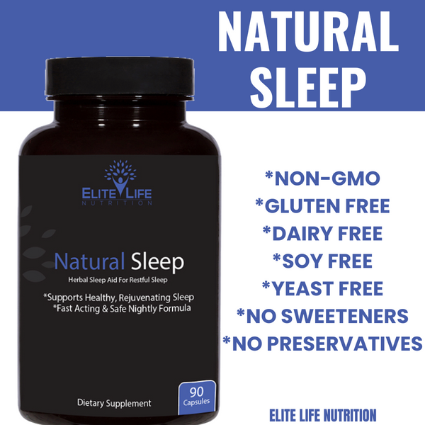 Natural Sleep - Herbal Sleep Aid For Restful, Restorative Sleep