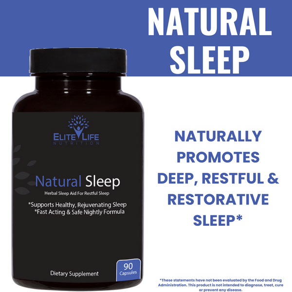 Natural Sleep - Herbal Sleep Aid For Restful, Restorative Sleep