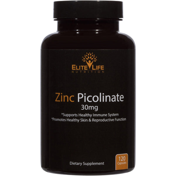 Pure Zinc Picolinate 30mg - Powerful Immune Support Mineral